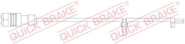 Warning Contact, brake pad wear (WS 0399 A)