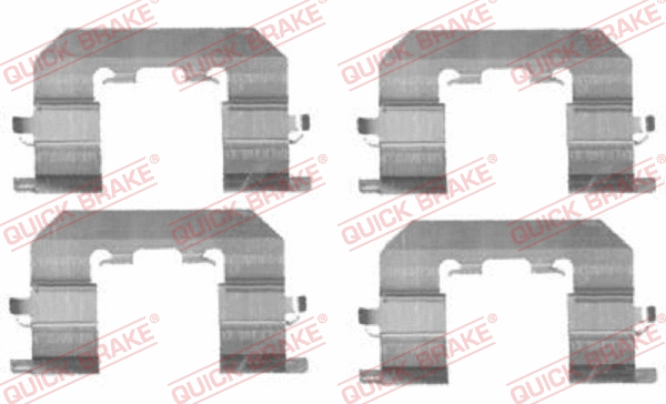 Accessory Kit, disc brake pad (109-1723)