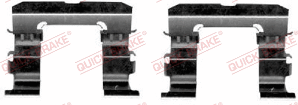 Accessory Kit, disc brake pad (109-1632-1)