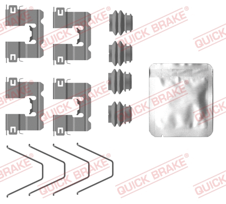 Accessory Kit, disc brake pad (109-0137)