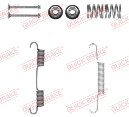 Accessory Kit, parking brake shoes (105-0896-1)