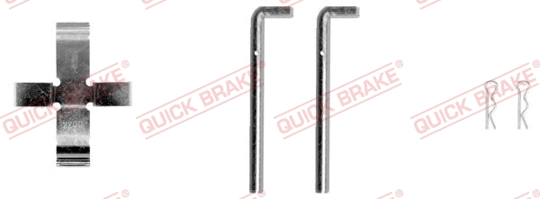 Accessory Kit, disc brake pad (109-0968-1)