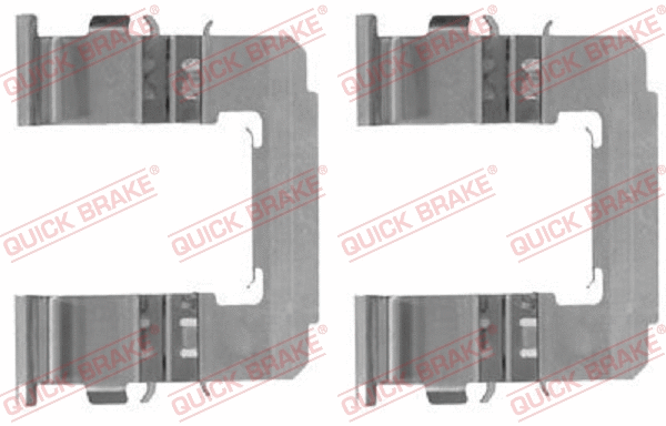 Accessory Kit, disc brake pad (109-1742-1)
