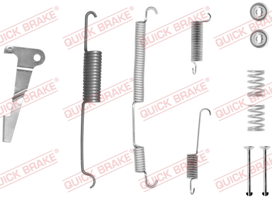 Accessory Kit, brake shoes (105-0062X-1L)