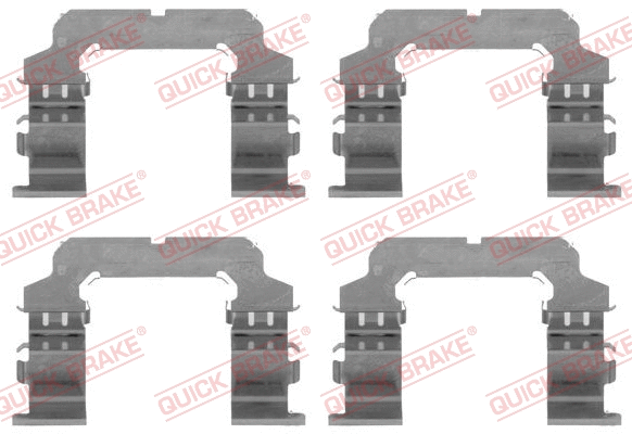 Accessory Kit, disc brake pad (109-1738)