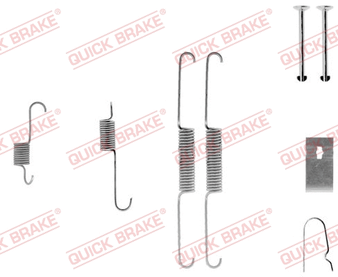 Accessory Kit, brake shoes (105-0782-1)
