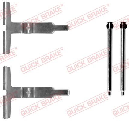 Accessory Kit, disc brake pad (109-1661)