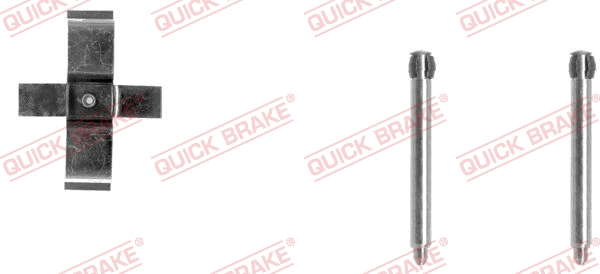 Accessory Kit, disc brake pad (109-1195-1)