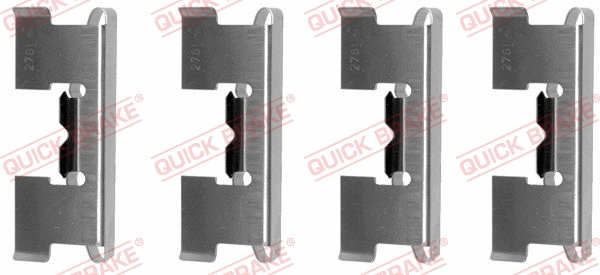 Accessory Kit, disc brake pad (109-1017)