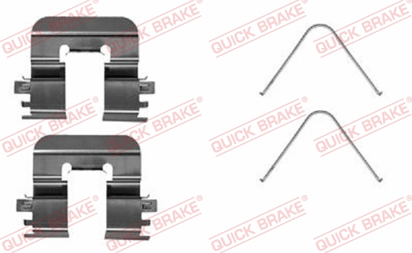 Accessory Kit, disc brake pad (109-0033R-1)