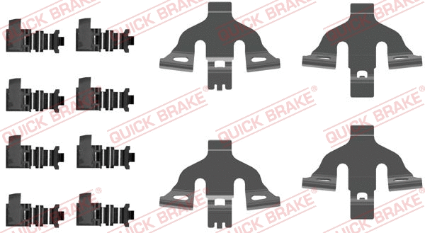 Accessory Kit, disc brake pad (109-0092)