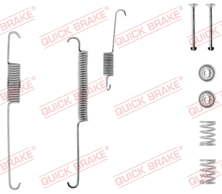 Accessory Kit, brake shoes (105-0640-1R)