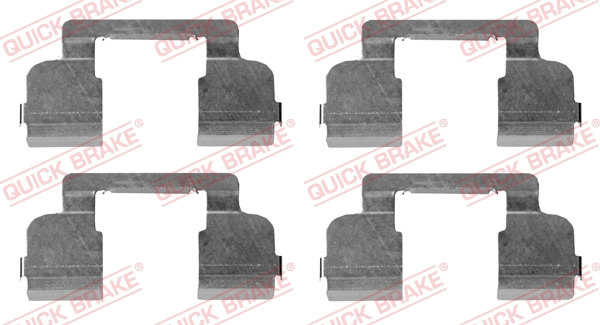 Accessory Kit, disc brake pad (109-1698)