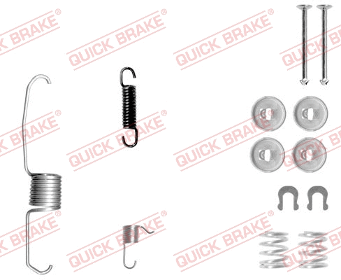 Accessory Kit, brake shoes (105-0637-1)