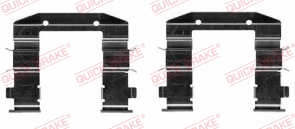 Accessory Kit, disc brake pad (109-0037-1)