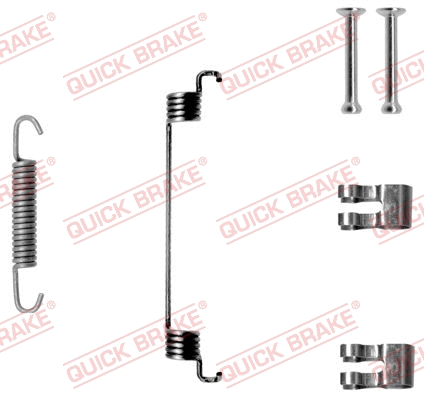 Accessory Kit, brake shoes (105-0783-1)