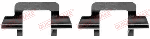 Accessory Kit, disc brake pad (109-1243-1)