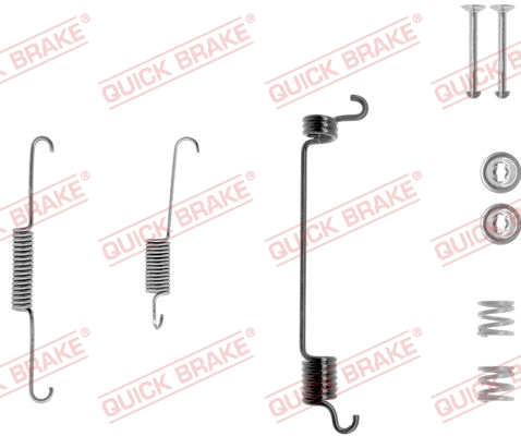 Accessory Kit, brake shoes (105-0741-1R)