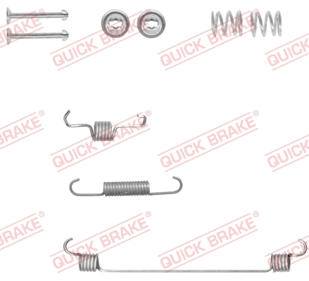 Accessory Kit, brake shoes (105-0018-1R)