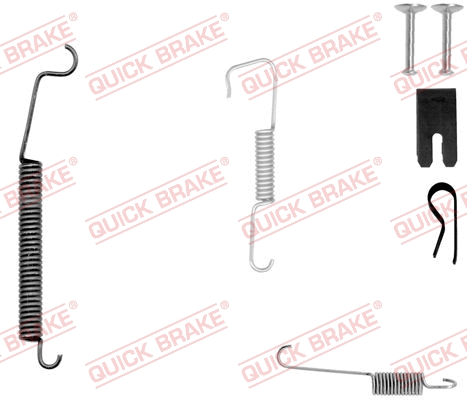 Accessory Kit, brake shoes (105-0805-1)