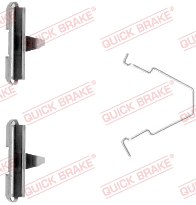 Accessory Kit, disc brake pad (109-1270-1)