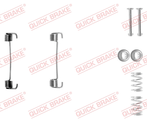 Accessory Kit, parking brake shoes (105-0619-1)