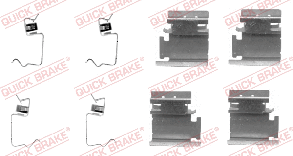 Accessory Kit, disc brake pad (109-1218)