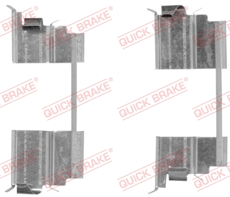 Accessory Kit, disc brake pad (109-0077-1)