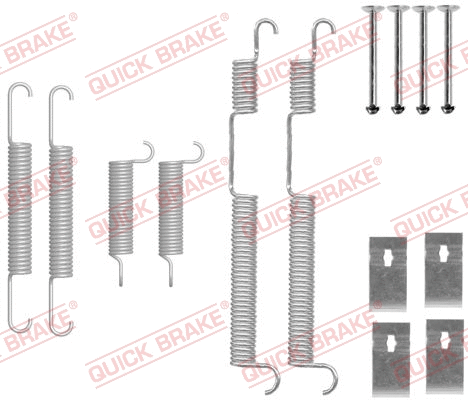 Accessory Kit, brake shoes (105-0844)