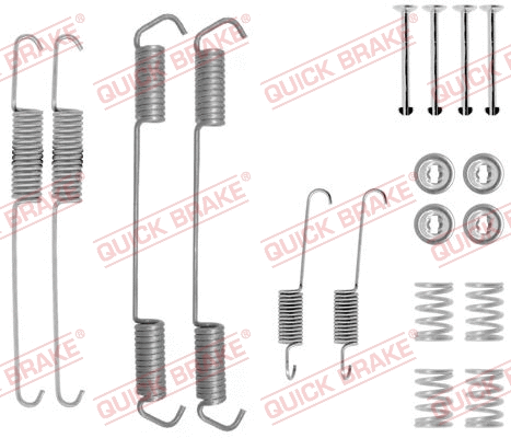 Accessory Kit, brake shoes (105-0689)