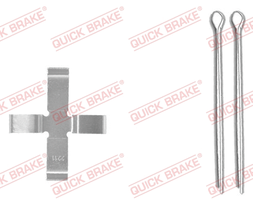 Accessory Kit, disc brake pad (109-0949-1)