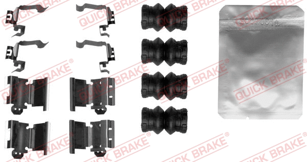 Accessory Kit, disc brake pad (109-1897)