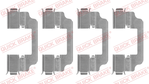 Accessory Kit, disc brake pad (109-0154)