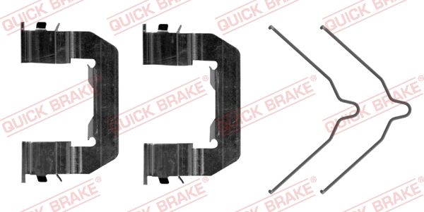 Accessory Kit, disc brake pad (109-0103R-1)