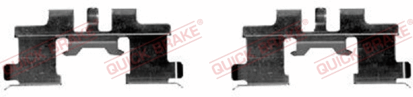 Accessory Kit, disc brake pad (109-1677-1)