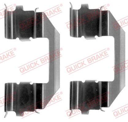 Accessory Kit, disc brake pad (109-1258-1)