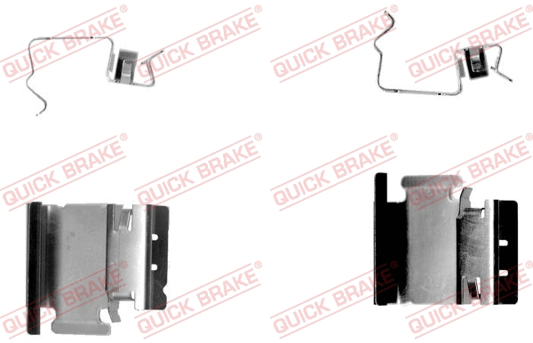Accessory Kit, disc brake pad (109-1218-1)