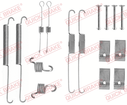 Accessory Kit, brake shoes (105-0688)