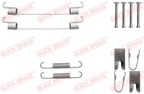 Accessory Kit, brake shoes (105-0042)