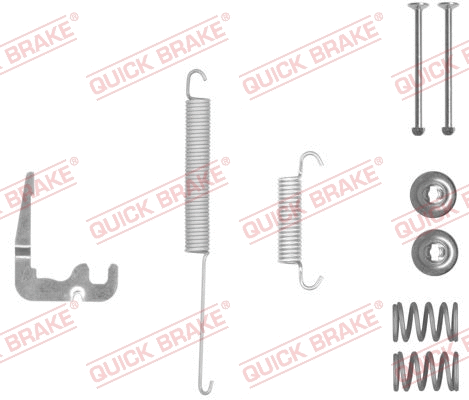 Accessory Kit, brake shoes (105-0026X-1L)