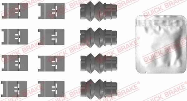 Accessory Kit, disc brake pad (109-0110)
