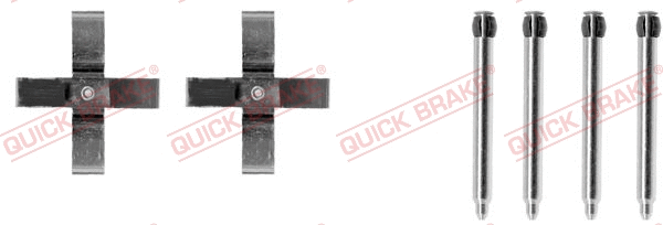 Accessory Kit, disc brake pad (109-1266)