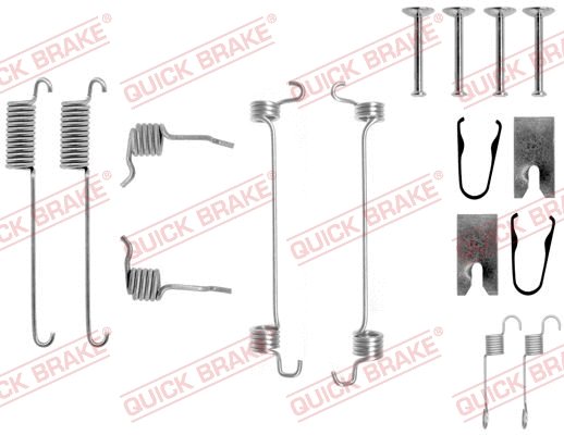 Accessory Kit, brake shoes (105-0751)