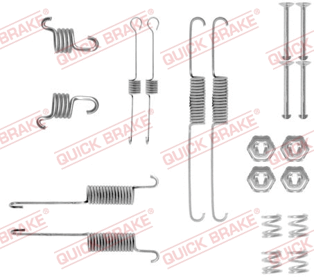 Accessory Kit, brake shoes (105-0809)