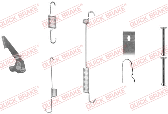 Accessory Kit, brake shoes (105-0846X-1R)