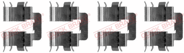 Accessory Kit, disc brake pad (109-1277)
