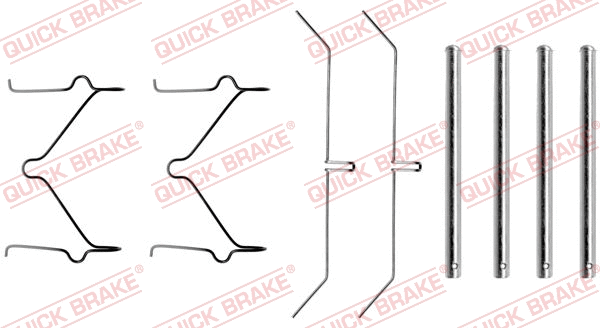 Accessory Kit, disc brake pad (109-1050)