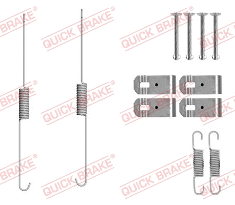 Accessory Kit, brake shoes (105-0888)