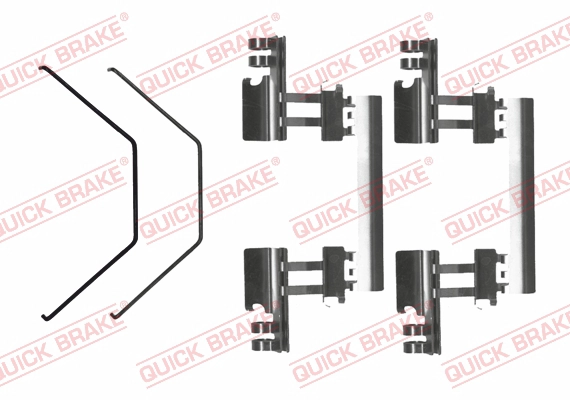 Accessory Kit, disc brake pad (109-0170R-1)