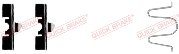 Accessory Kit, disc brake pad (109-1170-1)